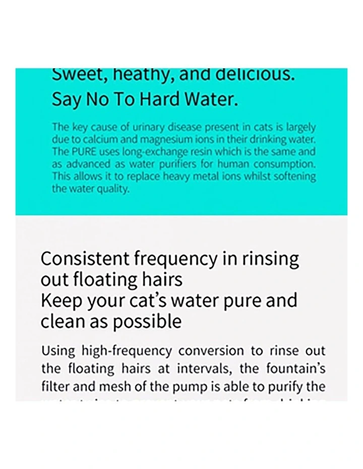 Pet Smart Water Fountain 2.3L in White image 5