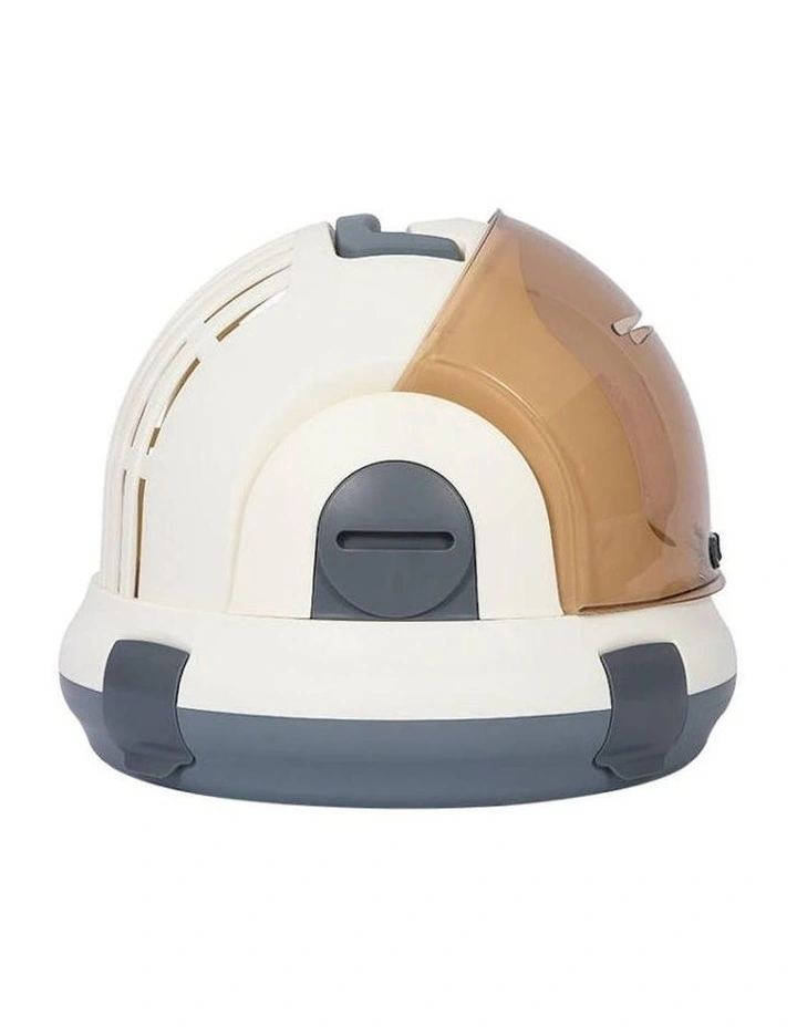 Pakeway Astronaut Dog/Cat Pet Travel Carrier Portable Lounge/Cushion Seat Grey image 3
