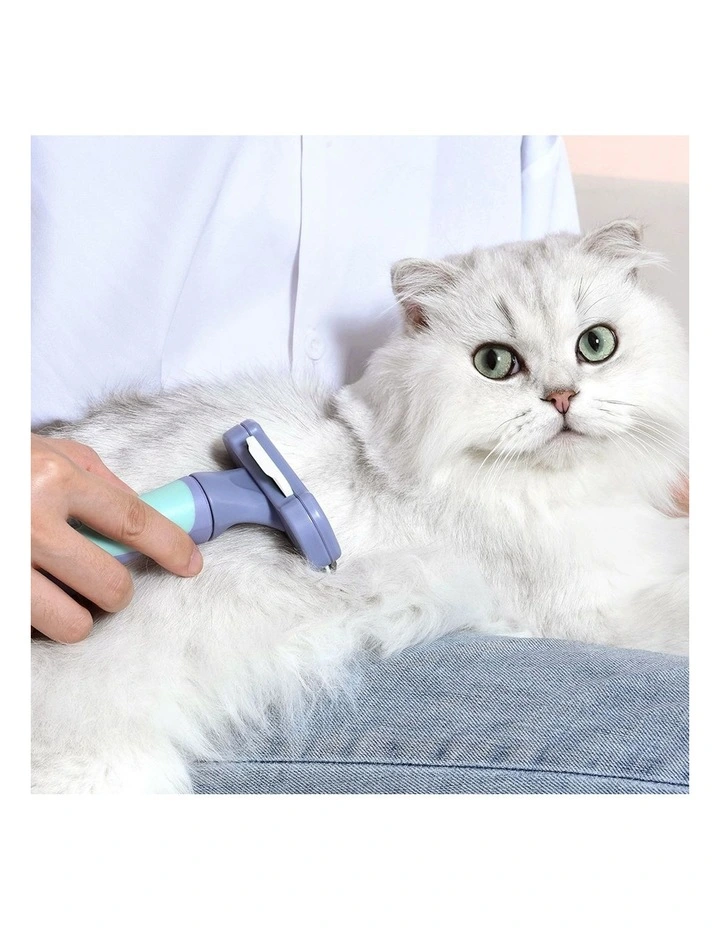 T10 Self-Cleaning Cat Short Hair Removal Small Comb in Multi image 5