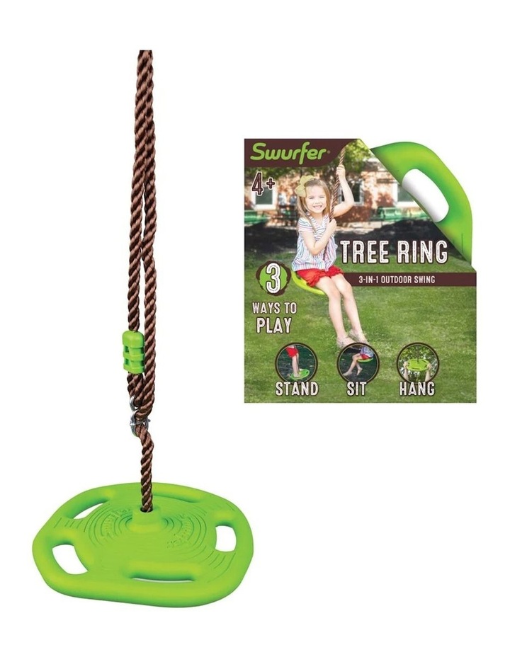 Swurfer Tree Ring 3-in-1 Outdoor Swing Disc Seat 4y+ Assorted