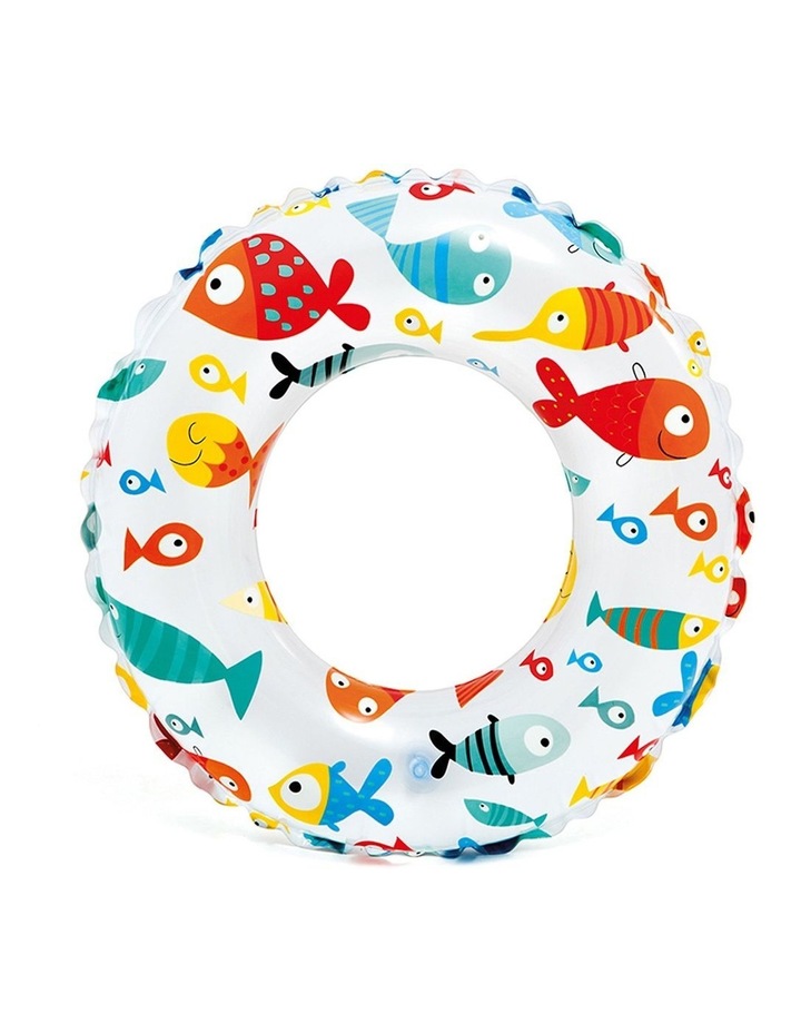 Lively Print 51cm Assorted Design Inflatable Swim Pool Floats 1Piece Assorted