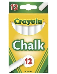 Chalk Sticks 12 Pack in White