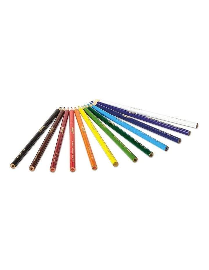 Full Sized Coloured Pencils 12 Pack (3 Years) in Multi image 6