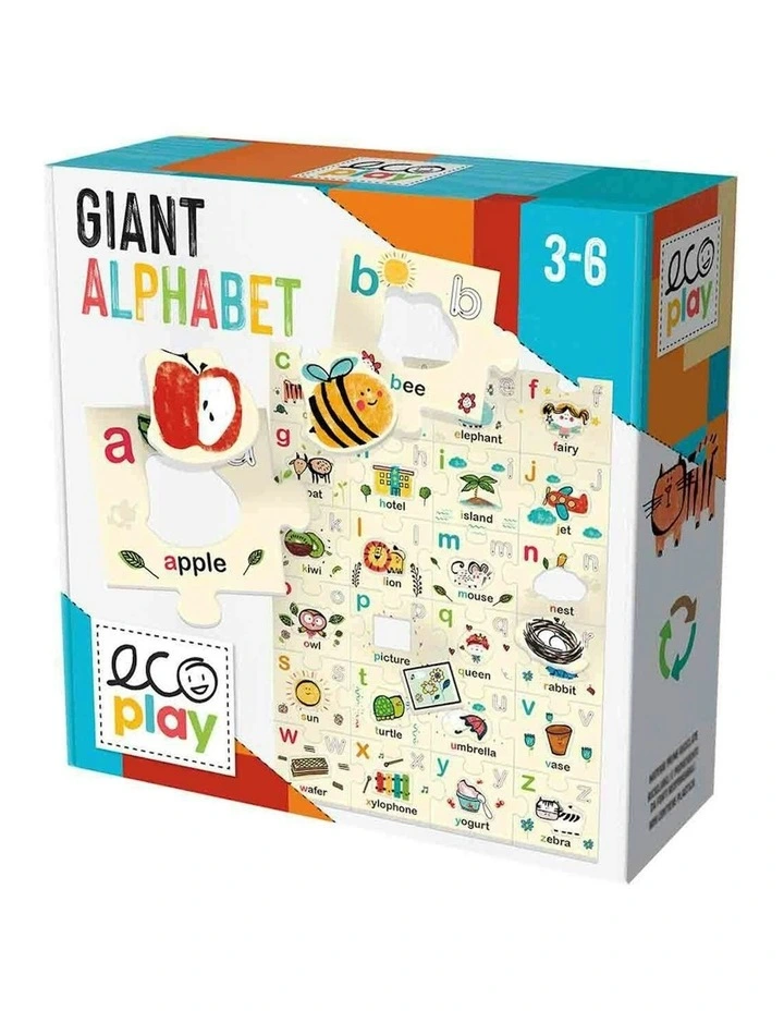 Giant Alphabet Jigsaw Puzzle Learning Activity Kit 54 Piecec 3y+ image 1
