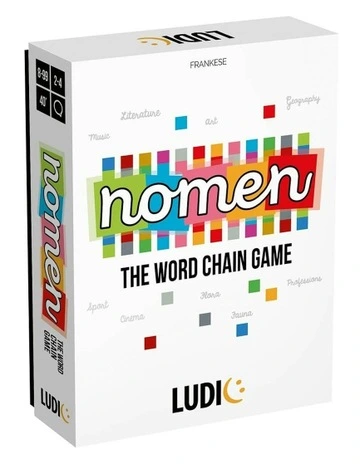 Nomen The Word Chain Game Activity Cards with Spinner 8y+