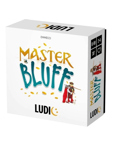 Master Bluff Card Deck Set with Exchange Tokens Play Game 8y+