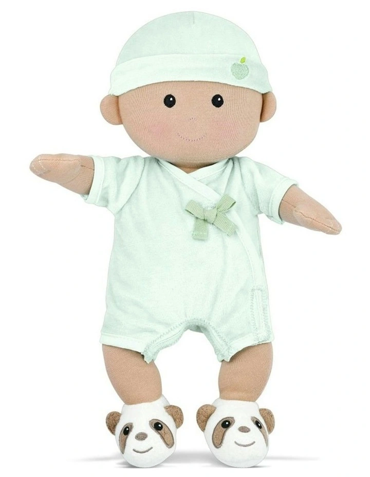 Organic Cotton Doll Mint Infant/Toddler Cuddle Toy 0m+ 31cm in Multi image 1