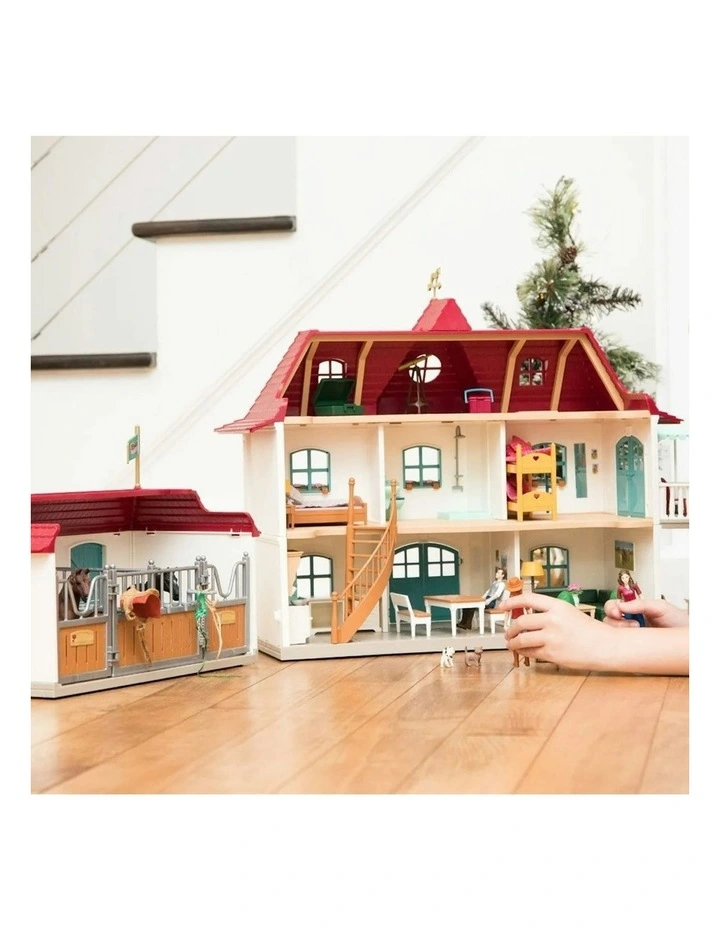 Schleich Kids/Children Play Toy Horse Club Lakeside Country House/Stable Set 5y  image 3