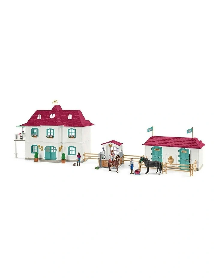 Schleich Kids/Children Play Toy Horse Club Lakeside Country House/Stable Set 5y  image 5