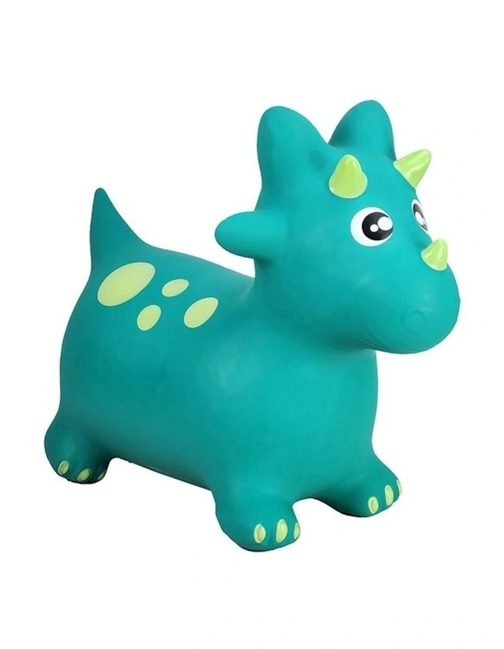 Kaper Kidz Bouncy Rider Spike The Triceratops Kids/Children Ride On Toy 12m image 3