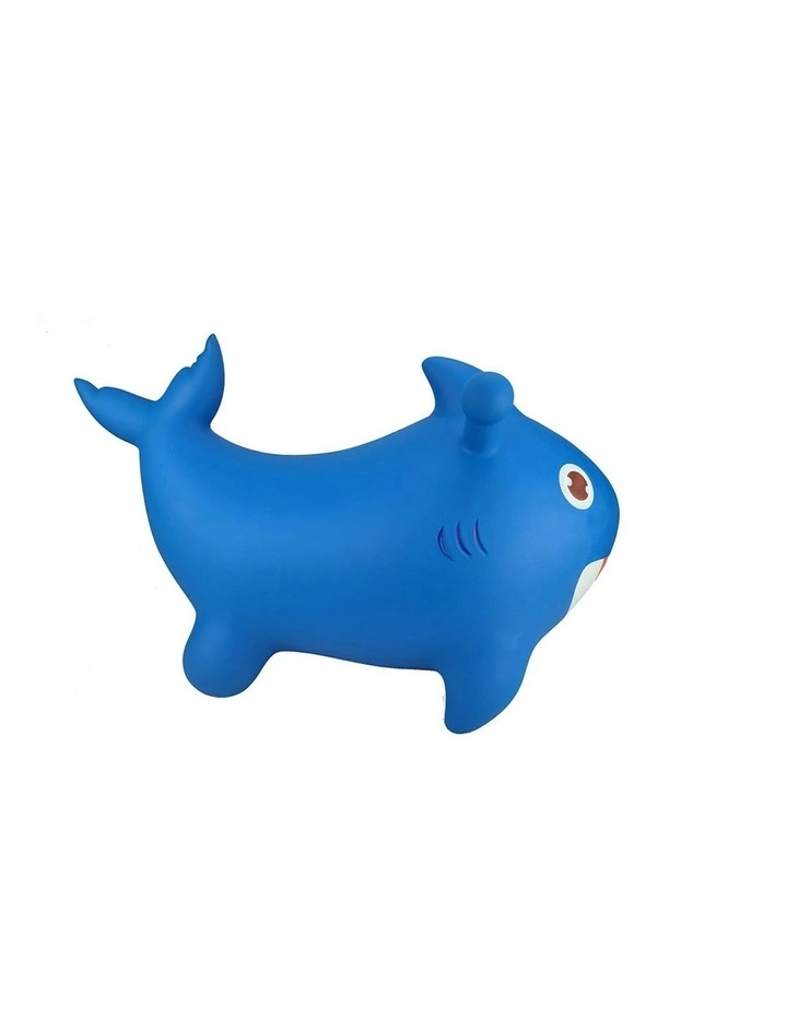 Kaper Kidz Bouncy Rider Splash The Shark Kids/Children Ride On Bouncer Toy 12m image 4