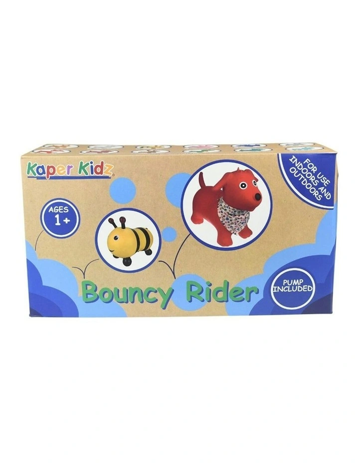 Kaper Kidz Bouncy Rider Splash The Shark Kids/Children Ride On Bouncer Toy 12m image 7