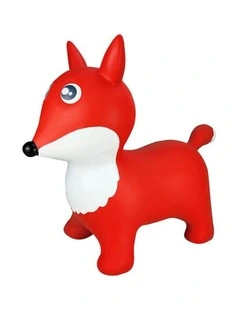 Kaper Kidz Bouncy Rider Flame The Fox Kids/Children Ride On Bouncer Toy 12m 