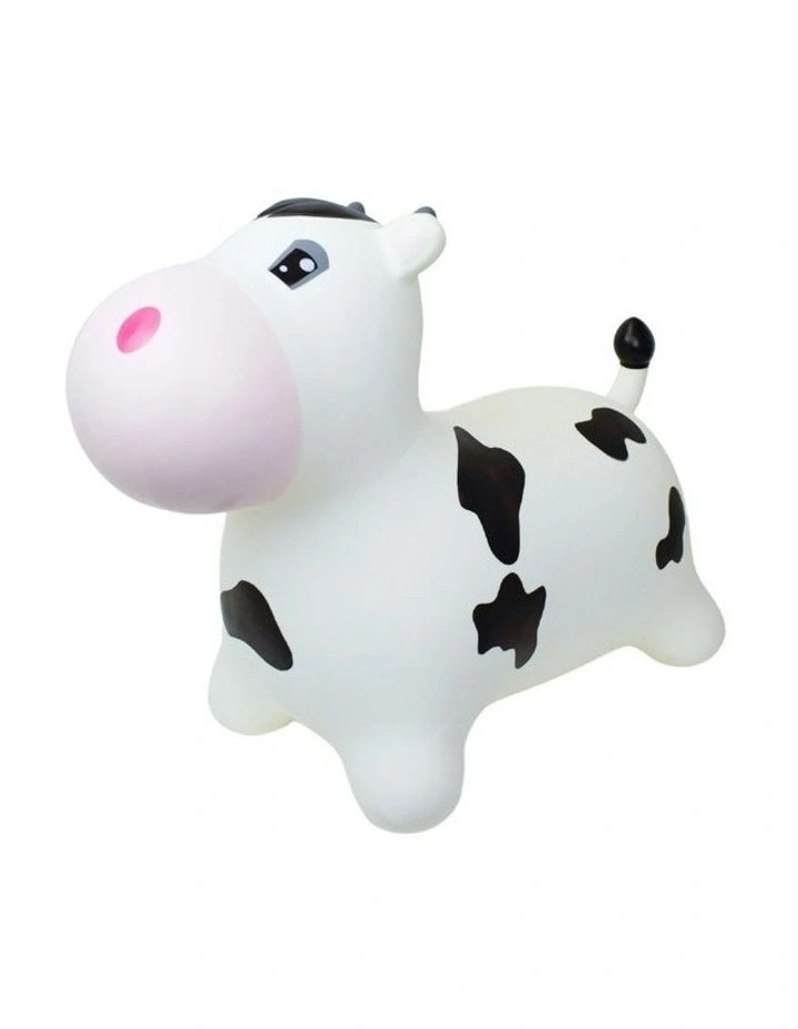 Kaper Kidz Bouncy Rider Moo Moo The Cow Ride On Bouncer Toy Kids/Children 12m image 7