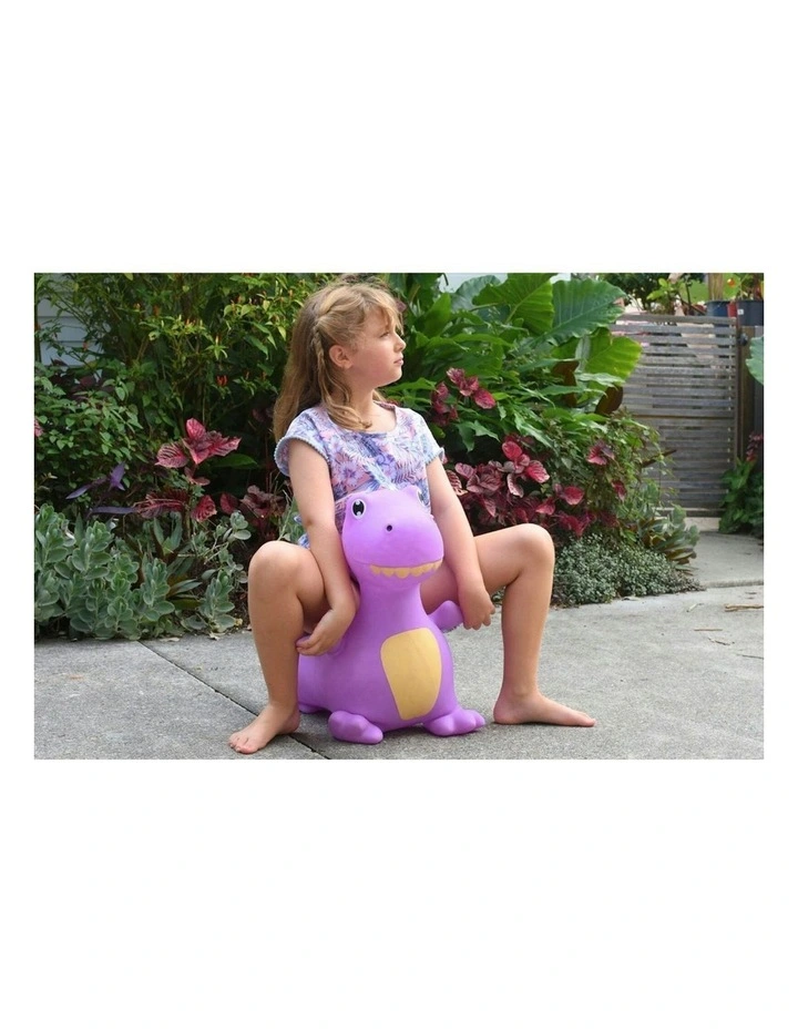 Kaper Kidz Bouncy Rider Periwinkle The T-Rex Bouncer Toy Kids/Children 12m image 6