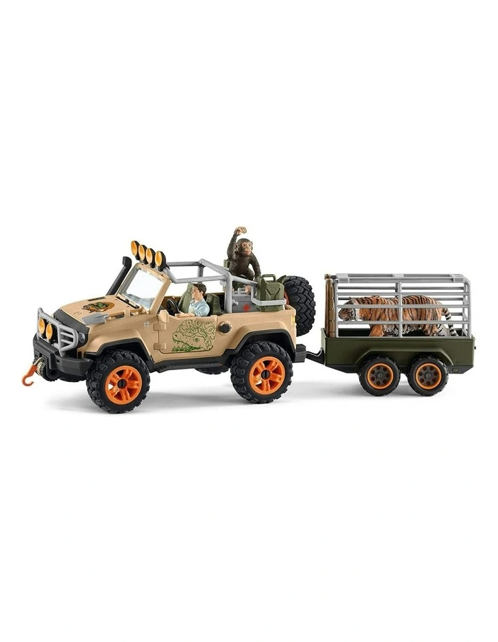 Schleich Kids/Childrens Toy Play Replica Figurine 4X4 Vehicle with Winch image 2