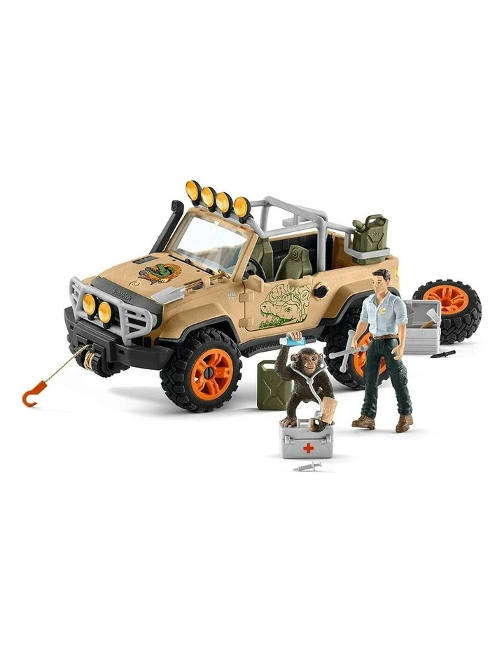 Schleich Kids/Childrens Toy Play Replica Figurine 4X4 Vehicle with Winch image 4