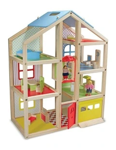 Melissa & Doug Hi-Rise Dollhouse Kids/Childrens Interactive Play Toy 3 