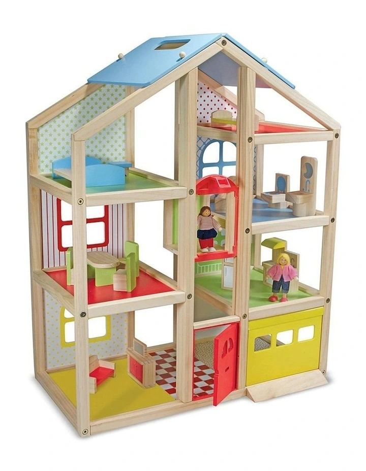 Melissa & Doug Hi-Rise Dollhouse Kids/Childrens Interactive Play Toy 3 image 1