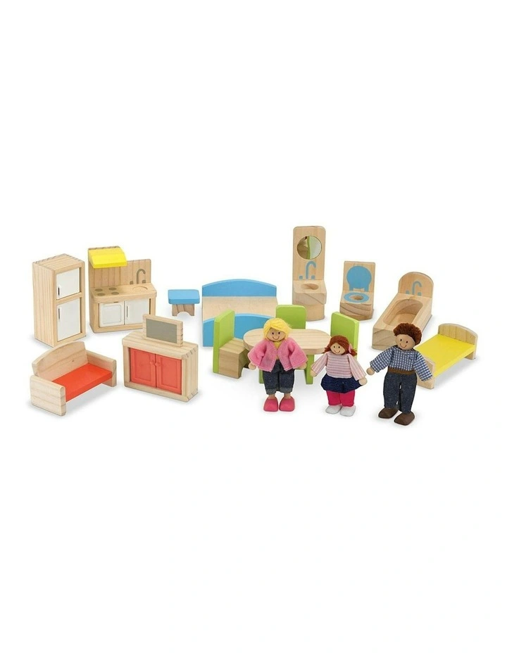 Melissa & Doug Hi-Rise Dollhouse Kids/Childrens Interactive Play Toy 3 image 2