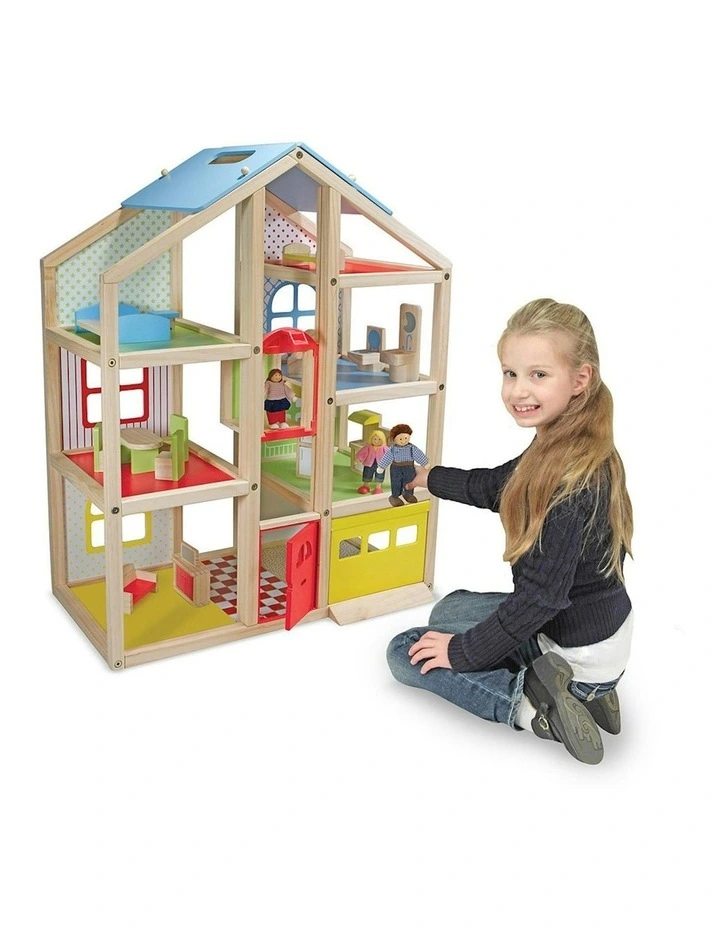 Melissa & Doug Hi-Rise Dollhouse Kids/Childrens Interactive Play Toy 3  image 3