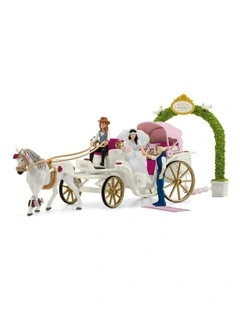 109pc Schleich Wedding Carriage Action Figure Kids/Children Toy Play Set 5-12y