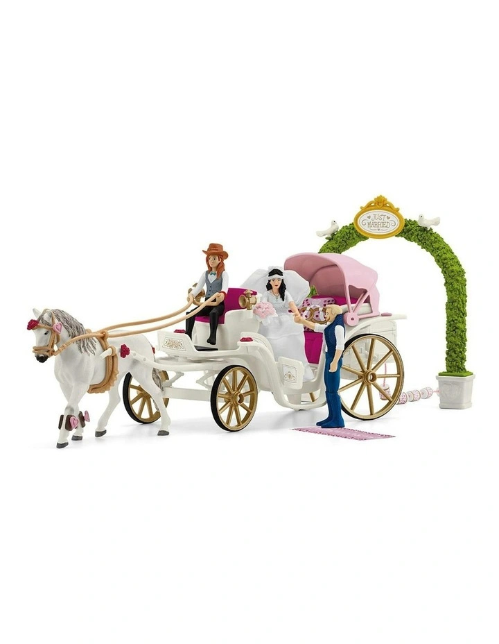 109pc Schleich Wedding Carriage Action Figure Kids/Children Toy Play Set 5-12y image 1