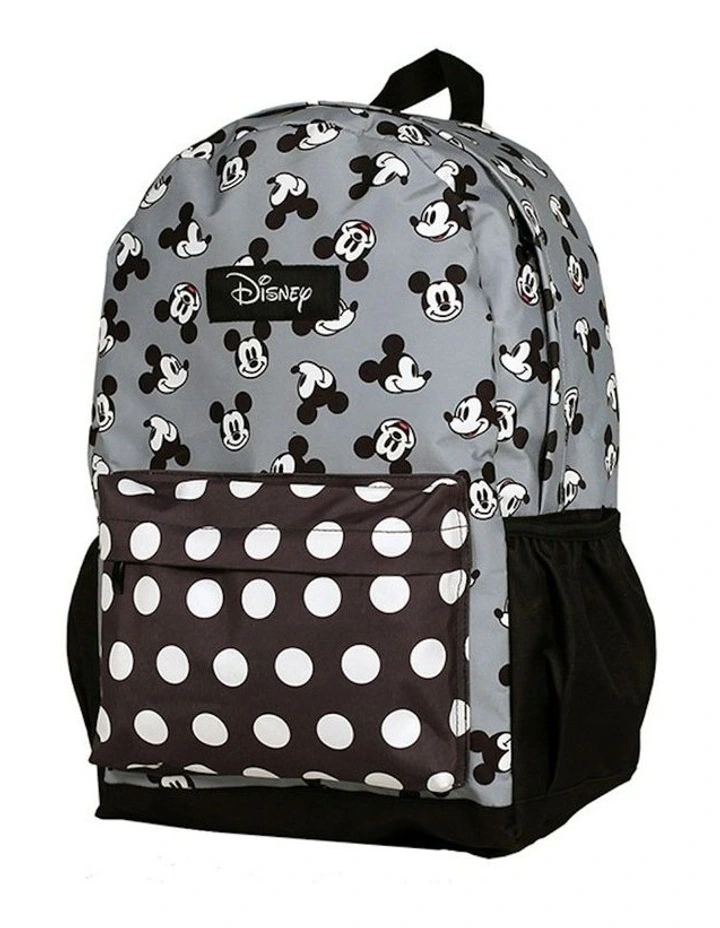 Mickey Mouse Childrens Travel Backpack 45x30cm in Grey image 1