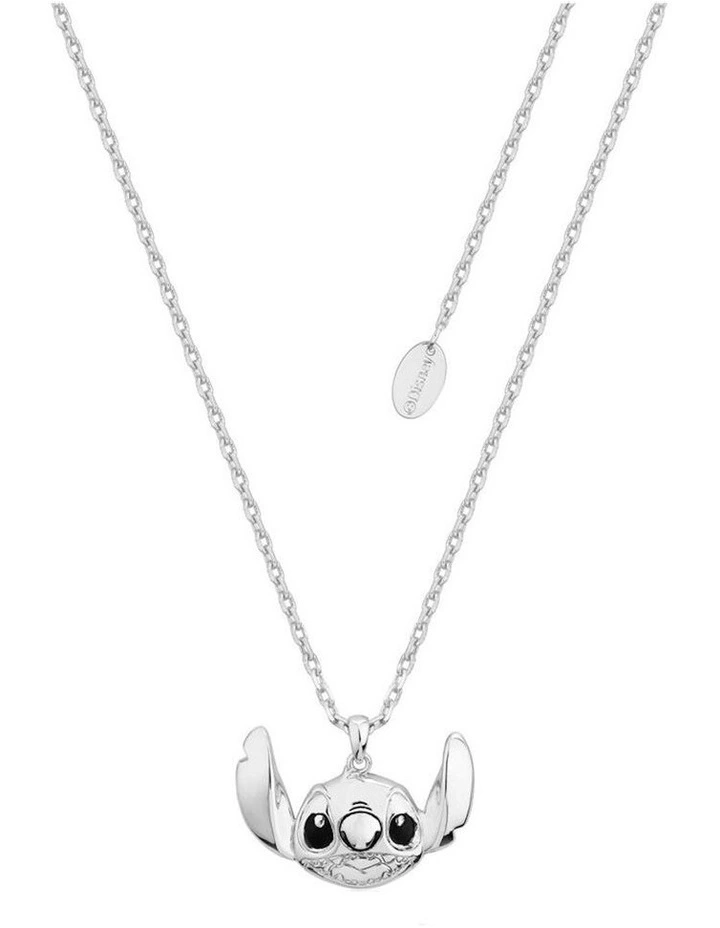 Disney Lilo And Stich Necklace Pendant 45cm in Silver image 1