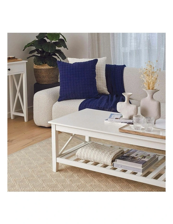 Warren Couch Throw Blanket 130x160cm in Navy image 4