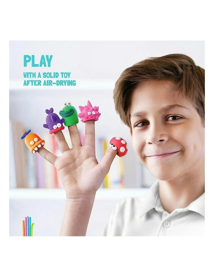 Hey Clay Dinosaurs Medium Modelling Clay Art/Craft Set 6 Pieces image 5