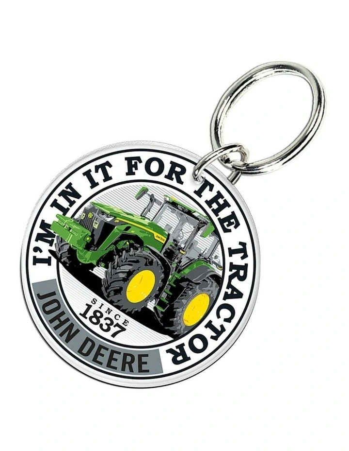 Custom Round Shape Key Ring/Chain Graphic Premium in Acylic Silver image 3