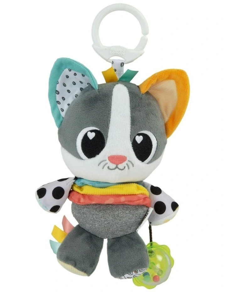 Millie The Cat Clip & Go Plush Sensory Soft Play Toy image 1