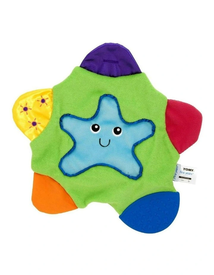 Sammy the Starfish Blankie Baby/Infant Educational Soft Blanket Toy image 1