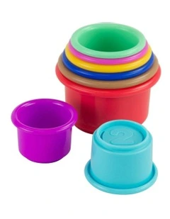 Pile & Play Cups Baby/Toddler Educational Plastic Stacking Toy 8 Pieces