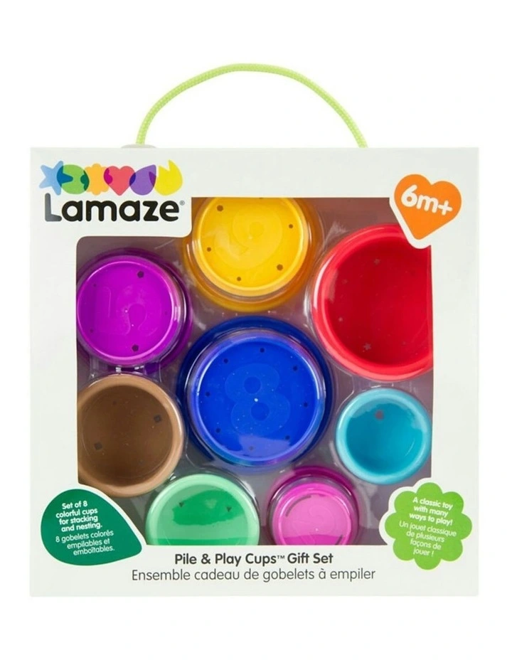 Pile & Play Cups Baby/Toddler Educational Plastic Stacking Toy 8 Pieces image 6