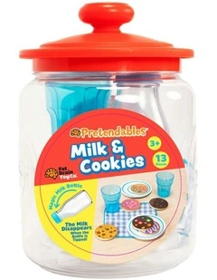 Pretendables Milk And Cookies Educational Toy 13 Piece