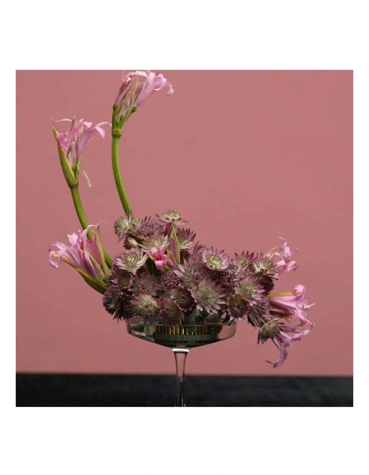 Small Base Round Floral Arrangement in Black image 3
