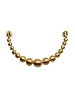 Pearl Ribbon Door Knockers in Gold