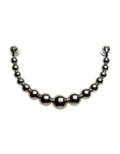 Pearl Ribbon Door Knockers in Silver