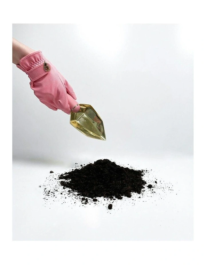 Diamond Hand Spade Trowel Shovel Gardening Tool in Rose image 2