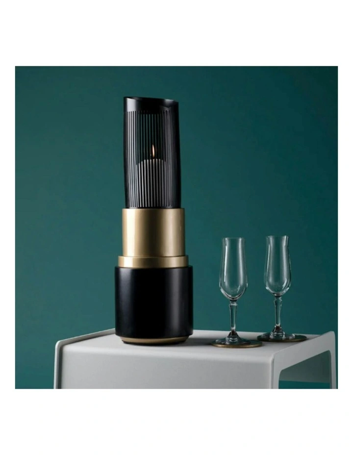 Outdoor Lipstick Lantern in Black image 4