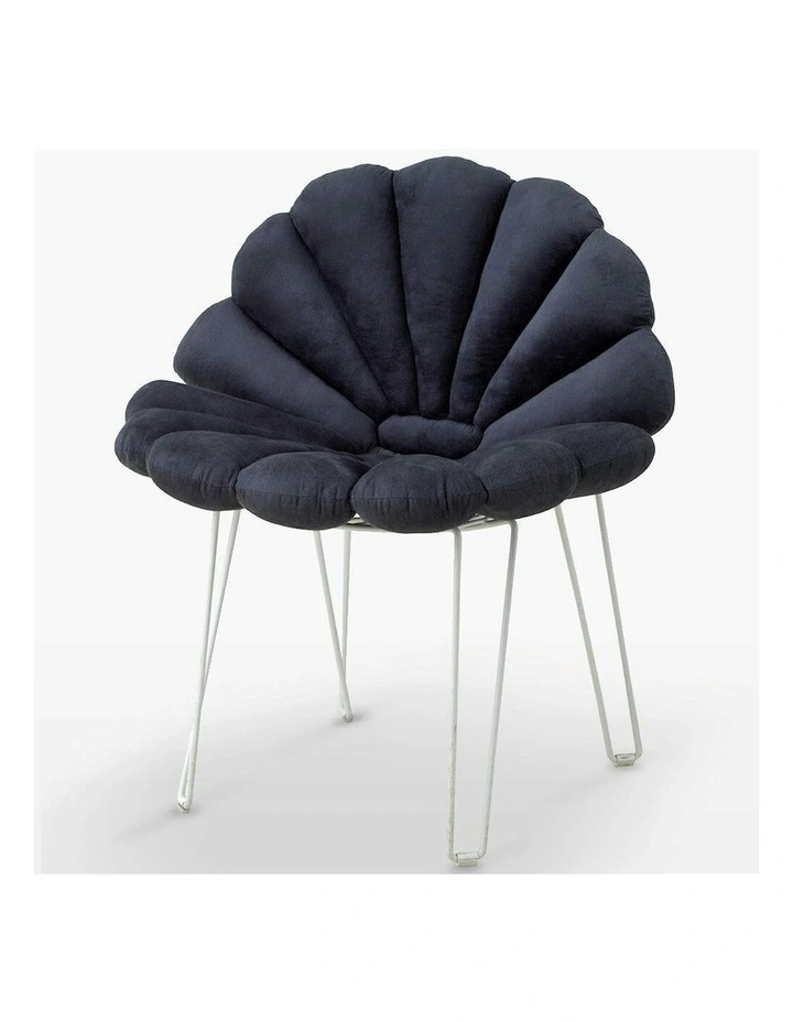 Shell Cushion Pillow in Graphite image 2