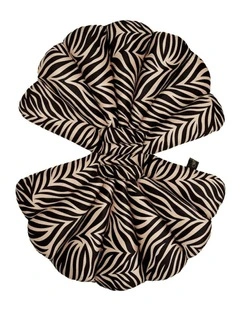 Shell Cushion Pillow in Zebra