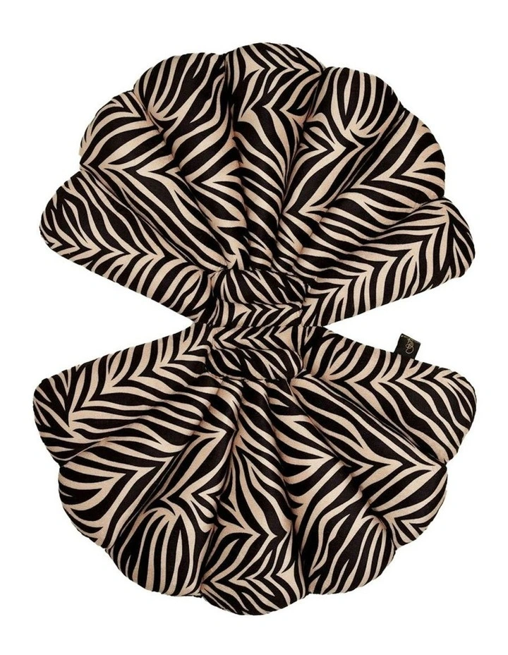 Shell Cushion Pillow in Zebra image 1