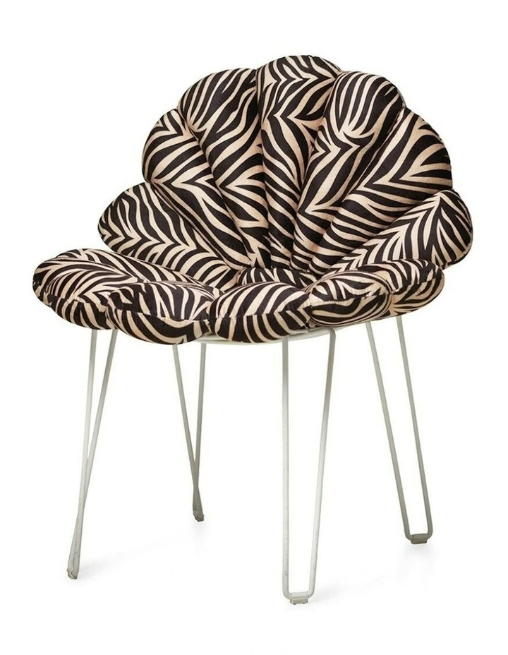 Shell Cushion Pillow in Zebra image 2