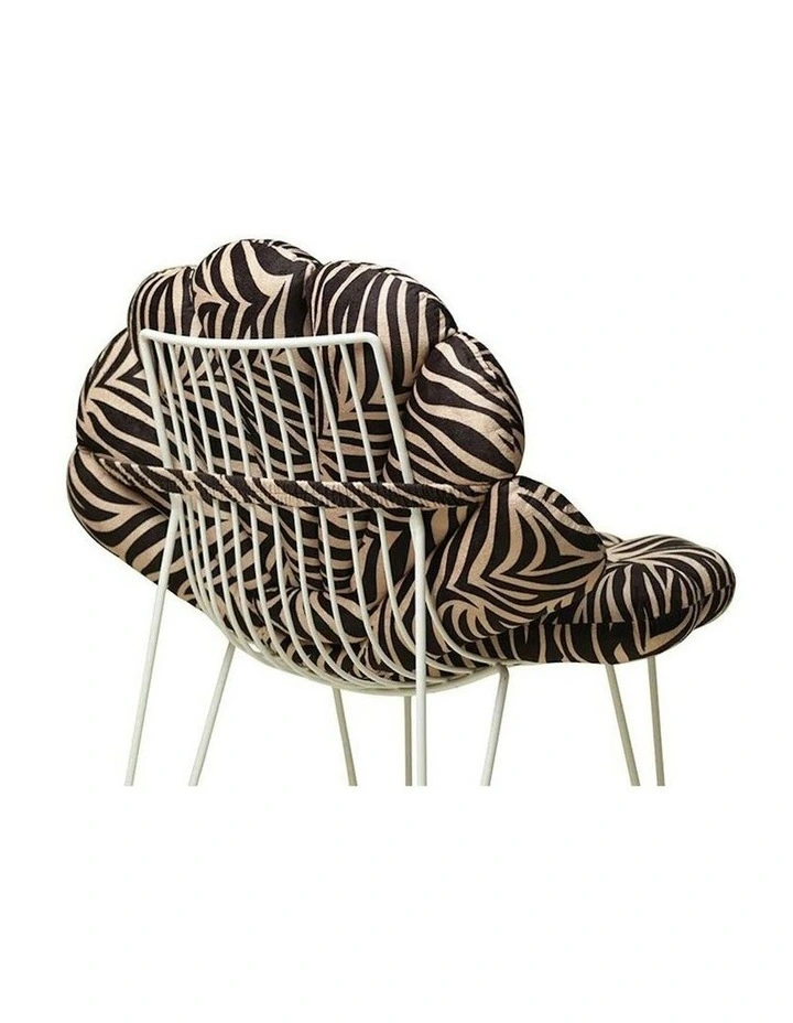 Shell Cushion Pillow in Zebra image 3