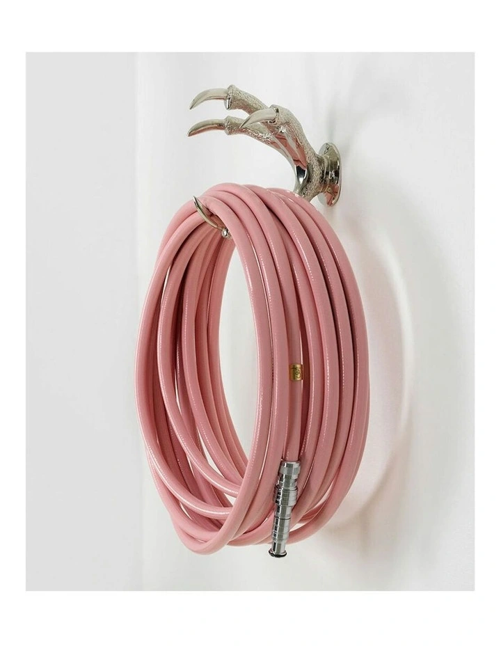 Claw Wall Mounted Water Hose Holder in Silver/Chrome image 2