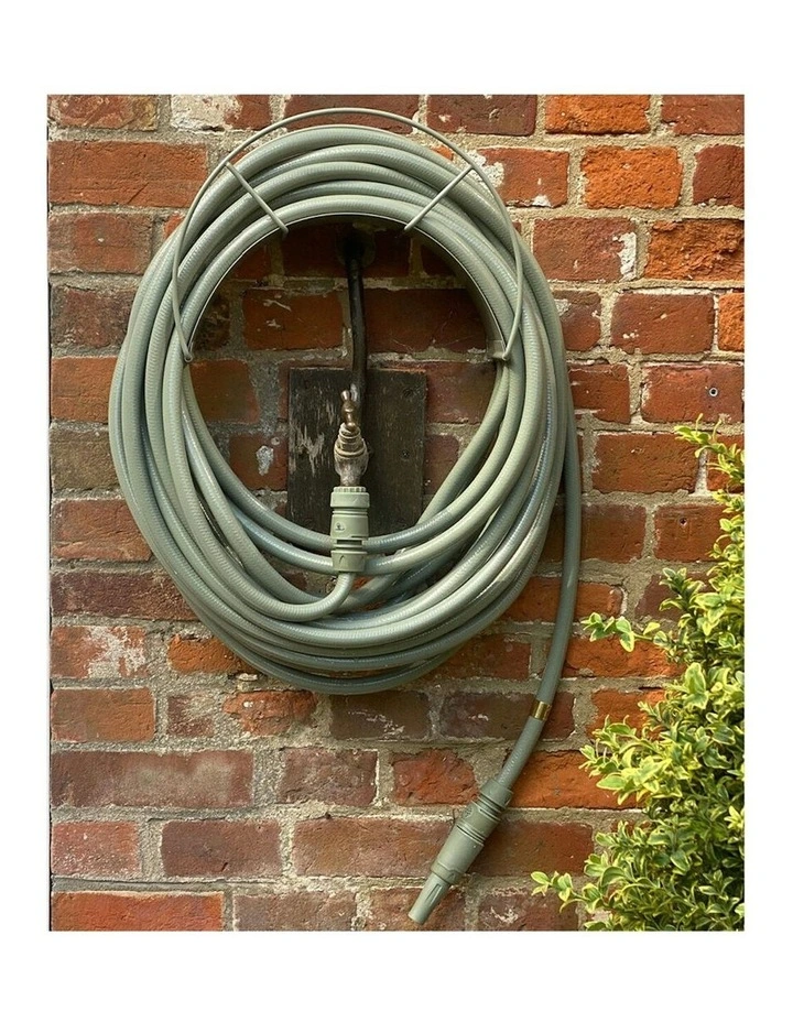 Classic Wall Mounted Water Hose Holder in Eucalyptus Leaf image 3