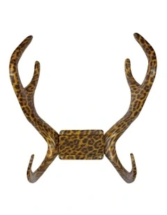 Reindeer Wall Mounted Water Hose Holder in Leopard
